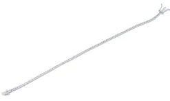 Pamono White Gold Tennis Bracelet with Diamonds><noscript><img width=