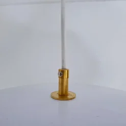 Pamono White Grooved Acrylic Glass Suspension, 1970s><noscript><img width=