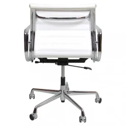 Outlet Pamono White Leather Ea-117 Office Chair by Charles Eames for Vitra, 2000s