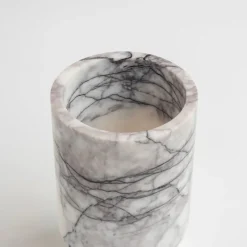 Pamono White Lilac Marble Vase or Wine Cooler from Kiwano Concept><noscript><img width=