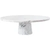 Pamono White Marble Stand Cake> Decorative Objects