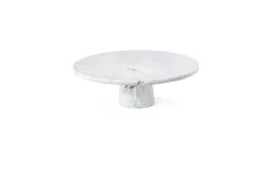 Pamono White Marble Stand Cake> Decorative Objects