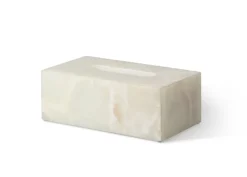 Best Pamono White Onyx Rectangular Tissue Box by Royal Bee Design