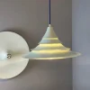 Sale Pamono White Pagoda Pendant by Ricardoni for Nordisk Solar