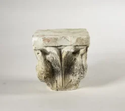 Discount Pamono White Plaster Capital, 1900s