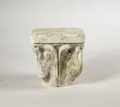 Discount Pamono White Plaster Capital, 1900s