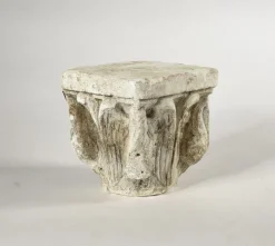 Discount Pamono White Plaster Capital, 1900s