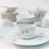 Clearance Pamono White Porcelain Tableware Set from Bidasoa, 1960s, Set of 27