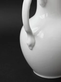 Pamono White Porcelain Teapot from Royal Copenhagen, 1980> Coffee & Tea Service