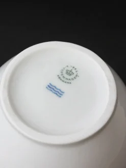 Pamono White Porcelain Teapot from Royal Copenhagen, 1980><noscript><img width=