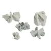 Pamono White Rock Sculpture Group in Ceramic by Bryan Blow, 1970s, Set of 5