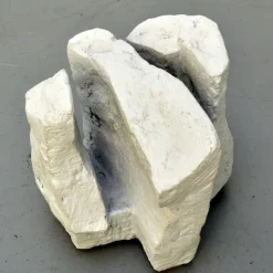 Pamono White Rock Sculpture Group in Ceramic by Bryan Blow, 1970s, Set of 5