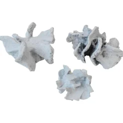Pamono White Rock Sculpture Group in Ceramic by Bryan Blow, 1970s, Set of 5