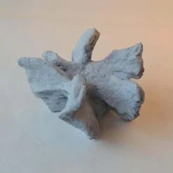 Pamono White Rock Sculpture Group in Ceramic by Bryan Blow, 1970s, Set of 5