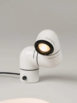 Outlet Pamono White Tatu Wall Lamp by André Ricard