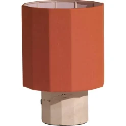 Pamono White Travertine Small Roma II Dodecagon Table Lamp by Nassi> Table Lamps