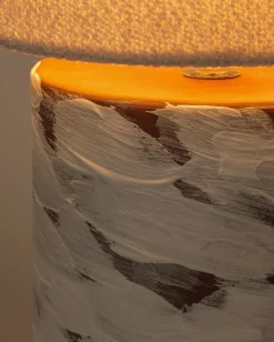 Sale Pamono White Wind Ceramic Table Lamp by Katia Langeard