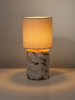 Sale Pamono White Wind Ceramic Table Lamp by Katia Langeard