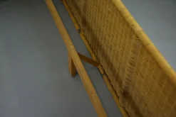 Online Pamono Wicker Bed by Adalberto Dal Lago, 1960s