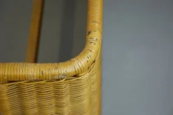 Online Pamono Wicker Bed by Adalberto Dal Lago, 1960s