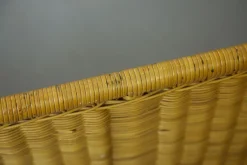 Online Pamono Wicker Bed by Adalberto Dal Lago, 1960s