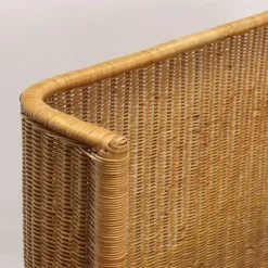Best Pamono Wicker Single Bed, 1970s