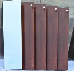 Pamono Wide German Teak Wall Coat Rack with Chrome-Plated Metal Hooks, Small Integrated Shelf and Removable Mirror, 1970s><noscript><img width=