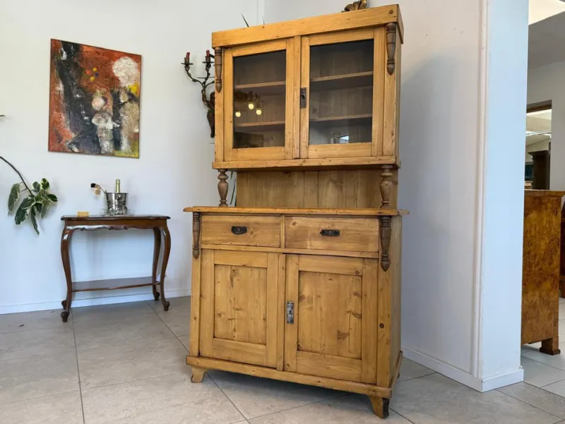 Pamono Wilhelminian Cupboard in Spruce