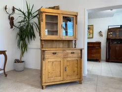 Pamono Wilhelminian Cupboard in Spruce