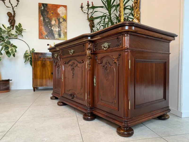 Outlet Pamono Wilhelminian Sideboard in Oak