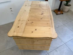 Pamono Wilhelminian Style Desk in Natural Wood><noscript><img width=