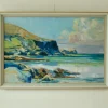 Pamono Wilkstrom, Coastal View, 1960s, Oil on Panel, Framed> Contemporary|Mid-Century