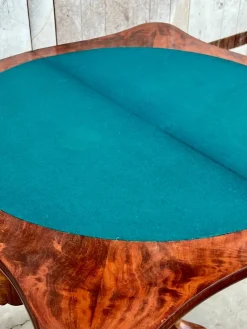 Online Pamono Willem III Dutch Mahogany Game Table, 1855s
