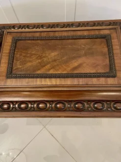 Pamono William IV Carved Mahogany Wine Cooler, 1830s