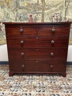 Discount Pamono William IV Mahogany Chest of Drawers, 1800s