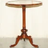 Pamono William IV Marble Chess Board Table with Pietra Dura Top, 1830s