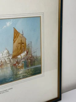Pamono William Knox, Venice Lagoon, 1917, Watercolour, Framed><noscript><img width=