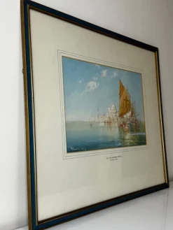 Pamono William Knox, Venice Lagoon, 1917, Watercolour, Framed><noscript><img width=