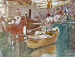 Pamono William Knox, Venice Lagoon, 1917, Watercolour, Framed><noscript><img width=