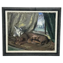 Discount Pamono William McCance, Maternal Stillness, Oil Painting, 1940s