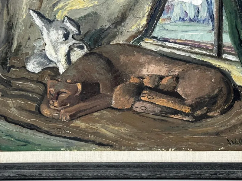 Discount Pamono William McCance, Maternal Stillness, Oil Painting, 1940s