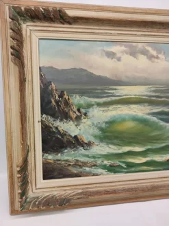 Pamono Willy Baumgartner, Ocean, 1970s, Oil on Canvas