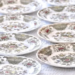 Discount Pamono Windsor Staffordshire Polychrome Plates from Ridgway, 1970s, Set of 10