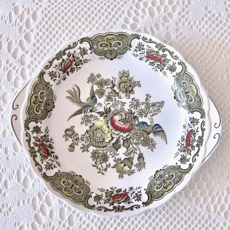 Discount Pamono Windsor Staffordshire Polychrome Plates from Ridgway, 1970s, Set of 10