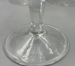 Pamono Wine Glasses with 18K Gold Rim by Franz Kaspar for Glashütte, 1950s, Set of 6><noscript><img width=
