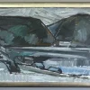 Pamono Winter Valley, Oil on Board, Framed> Painting