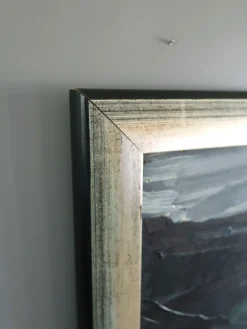 Pamono Winter Valley, Oil on Board, Framed><noscript><img width=