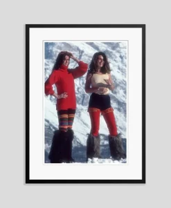 Pamono Winter Wear Oversize C Print Framed in Black by Slim Aarons> Mid-Century