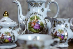 Pamono Winterlingbavaria Coffee Service, 1950s, Set of 9><noscript><img width=