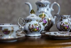 Pamono Winterlingbavaria Coffee Service, 1950s, Set of 9><noscript><img width=